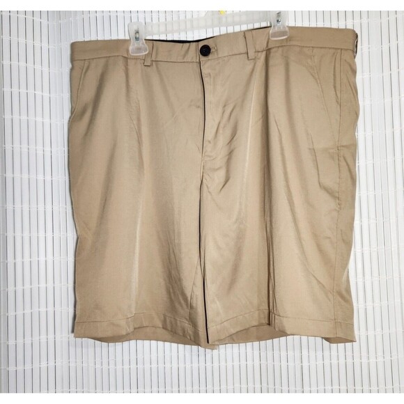 MSX Shorts Men Size 42 Khaki Premium Chino Quick Dry Uv Protection Stretch B5 - Picture 1 of 13